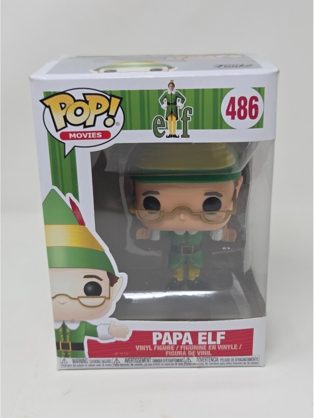 Funko Pop! Papa Elf #486 Vinyl Figure Elf Movie Christmas w/ Original Box
